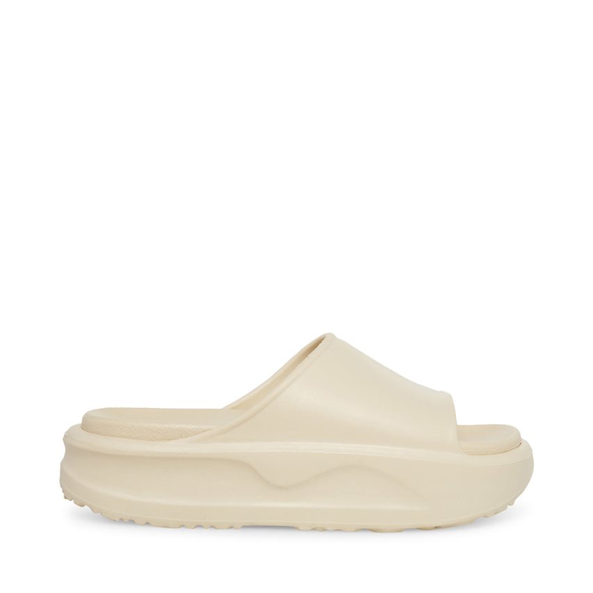 Sandalias de Diapositivas Steve Madden Jazzie Mujer Beige | ES TD042S